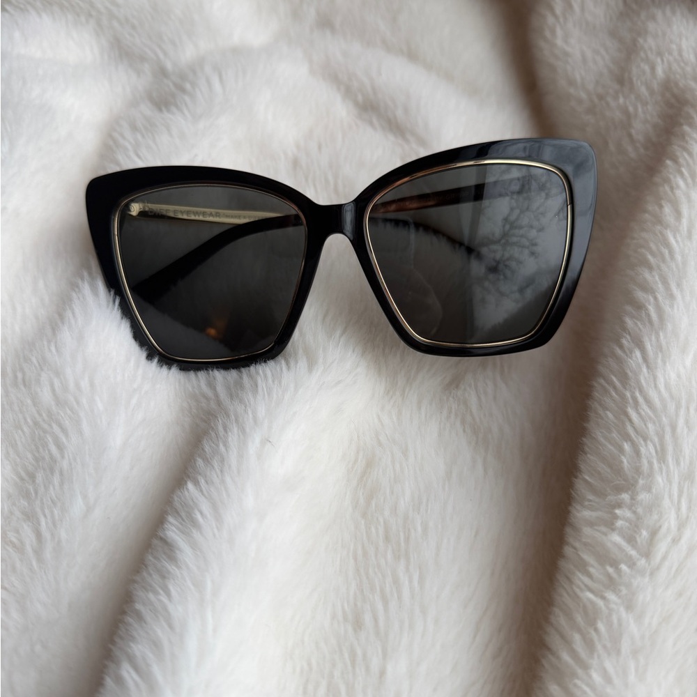 DIFF Becky IV Polarized Black Sunglasses